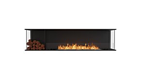 Flex 86BY.BXL Flex Fireplace - Studio Image by EcoSmart Fire