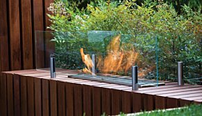 Twin Feet Fixings Parts & Accessorie - In-Situ Image by EcoSmart Fire