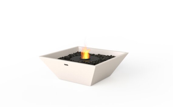 Nova 600 Fire Pit - Ethanol - Black / Bone by EcoSmart Fire