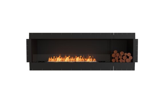 Flex 86SS.BXR Single Sided - Ethanol / Black / Uninstalled view - Logs not included by EcoSmart Fire