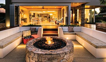 Oswald Down South Home - Outdoor fireplaces