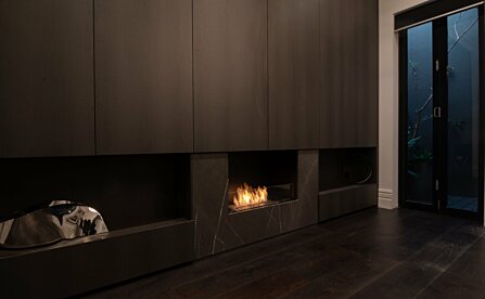 Built-in fireplaces